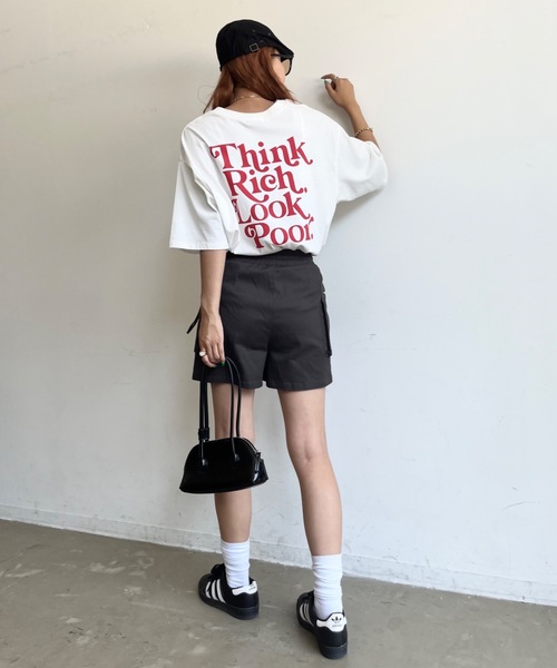 「SHAGGIE」 半袖Tシャツ FREE ピンク レディース_画像8