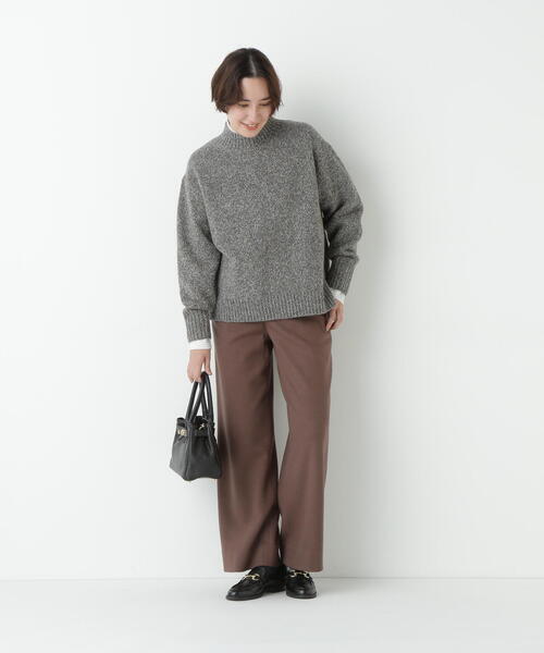 human woman（ヒューマンウーマン） ニット セーター ウールローゲージ