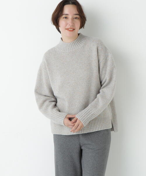 新品未使用ヒューマンウーマン編地コンビニットプルオーバー human woman｜24SS_◇編地コンビニットプルオーバー | Rakuten Fashion