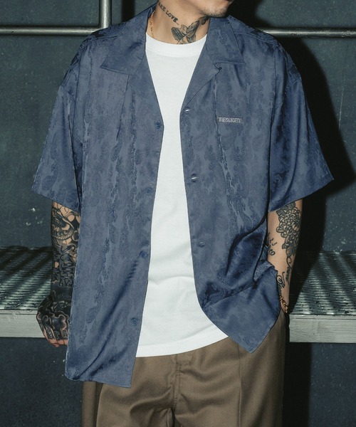 「Subciety」 半袖シャツ X-LARGE ブラック メンズ_画像9