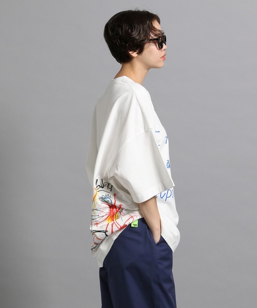 「GEORGE'S」 半袖Tシャツ LARGE 杢グレー メンズ_画像6