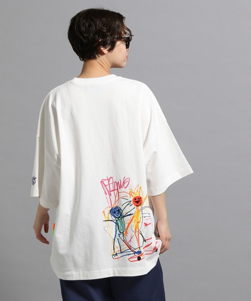 「GEORGE'S」 半袖Tシャツ LARGE 杢グレー メンズ_画像7