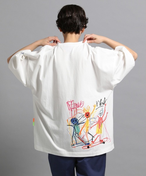 「GEORGE'S」 半袖Tシャツ LARGE 杢グレー メンズ_画像8