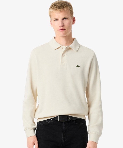 LACOSTE ラコステ トップス ポロシャツ オフホワイト LACOSTE（ラコステ） ポロシャツ 日本製 定番 半袖ポロ メンズ L1212