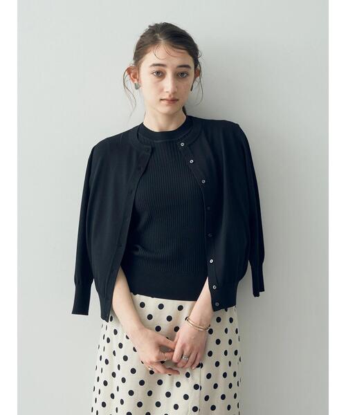 「YECCA VECCA」 カーディガン FREE ホワイト レディース_画像3