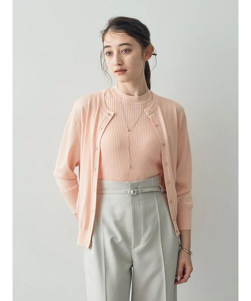 「YECCA VECCA」 カーディガン FREE ホワイト レディース_画像6