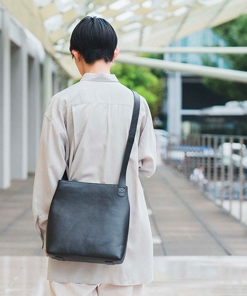 kalsac ショルダーバッグ バッグ シンプルレザーショルダー Mサイズ