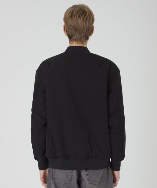 BLACK LABEL CRESTBRIDGE ma1 ma-1 of BLACKs パデッドMA-1ジャケット