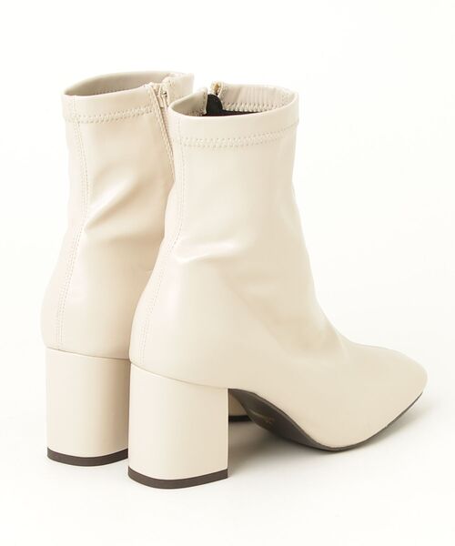 「REZOY」 ショートブーツ M ベージュ レディース_画像2