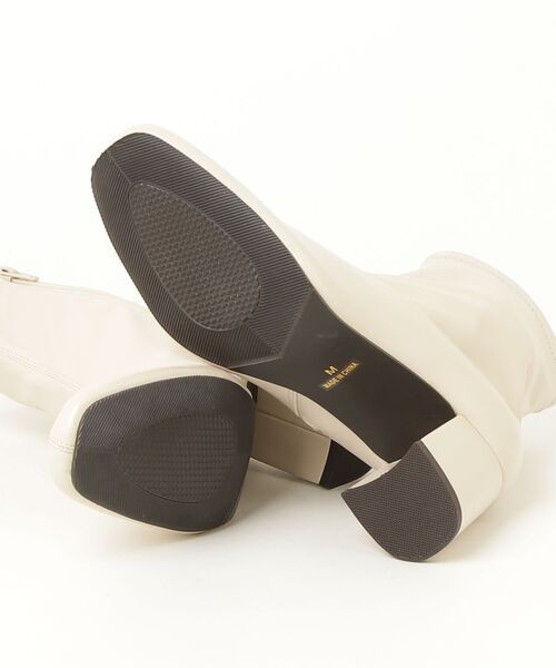 「REZOY」 ショートブーツ M ベージュ レディース_画像3