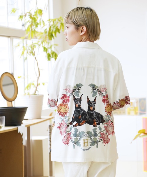 「HUF」 半袖シャツ X-LARGE ホワイト メンズ_画像3