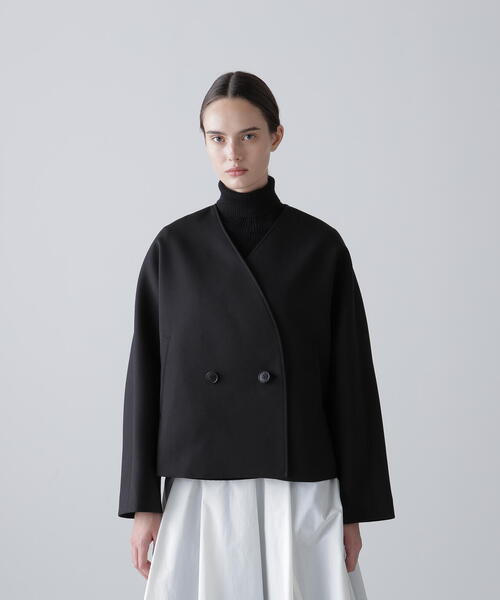 ADORE ブラック ノーカラージャケット ADORE（アドーア） ジャケット ノーカラージャケット マトラッセ