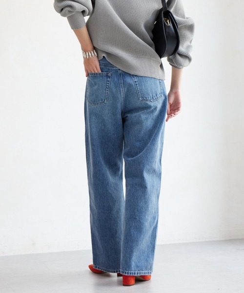 「Chez toi」 デニムパンツ SMALL サックスブルー レディース_画像7