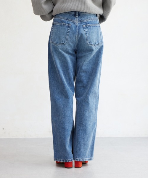 「Chez toi」 デニムパンツ SMALL サックスブルー レディース_画像9