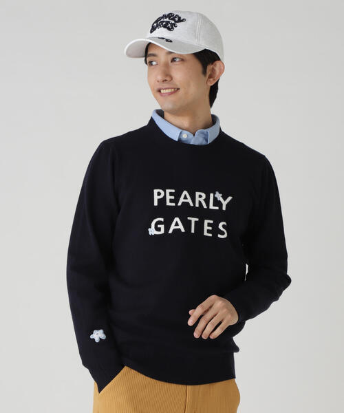 PEARLY GATES ジップアップセーター 4 メンズM相当 PEARLY GATES 赤 ジップアップセーター サイズ4 - メルカリ