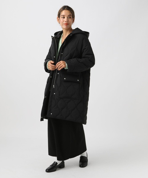 「BAYFLOW」 モッズコート SMALL モカ レディース_画像3