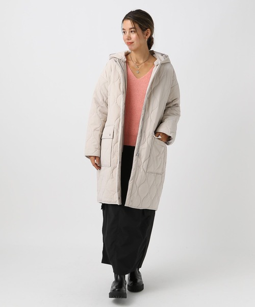 「BAYFLOW」 モッズコート SMALL モカ レディース_画像6