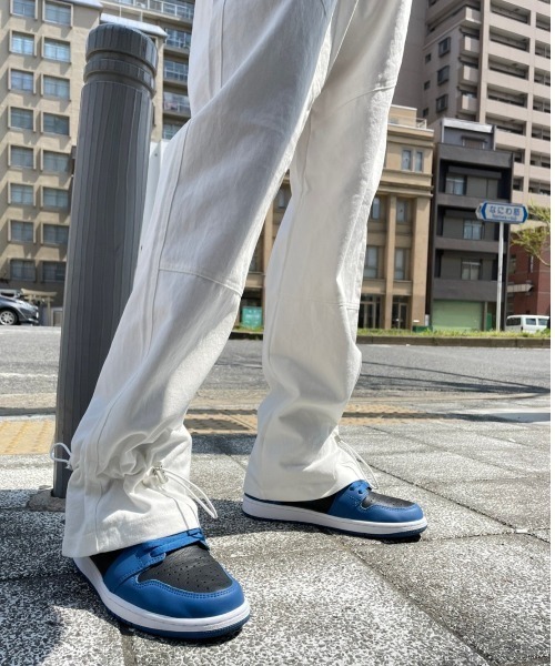 「XU」 イージーパンツ ONE SIZE ブラック メンズ_画像3