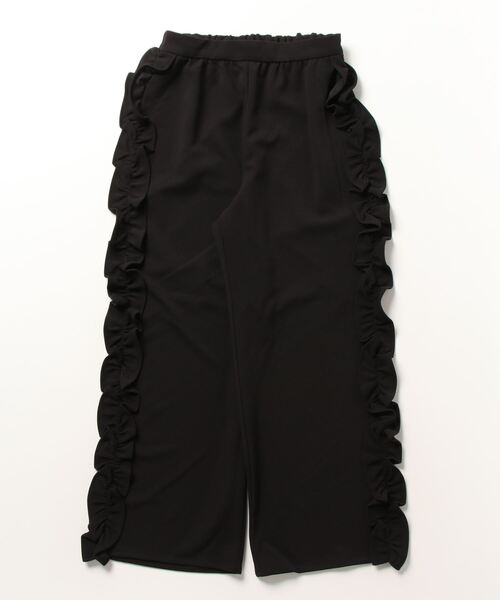 「terrace」 スラックス MEDIUM ブラック レディース_画像2