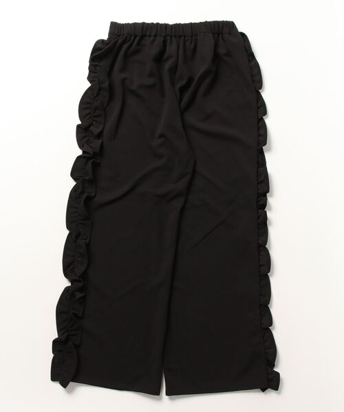 「terrace」 スラックス MEDIUM ブラック レディース_画像3