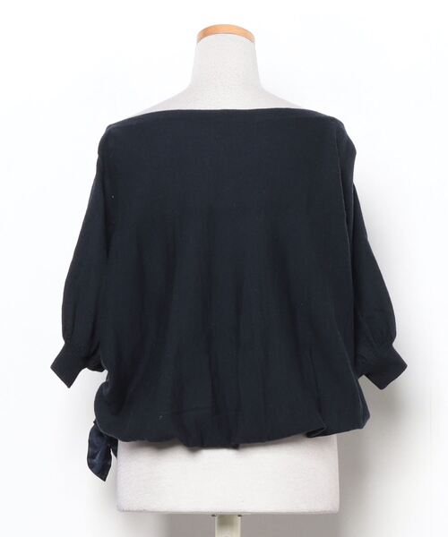 「sacai luck」 長袖ニット 1 ネイビー レディース_画像2