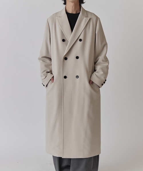 Lui's（ルイス） チェスターコート コート ダブルブレストスプリング