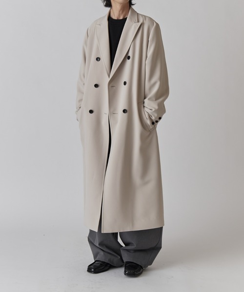 Lui's（ルイス） チェスターコート コート ダブルブレストスプリング