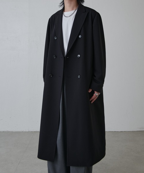 Lui's（ルイス） チェスターコート コート ダブルブレストスプリング