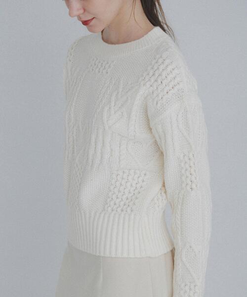 3日間限定値下げ！Sonny Label ハンドケーブルニットカーディガン URBAN RESEARCH Sonny Label ニット セーター 刺繍ケーブルニット