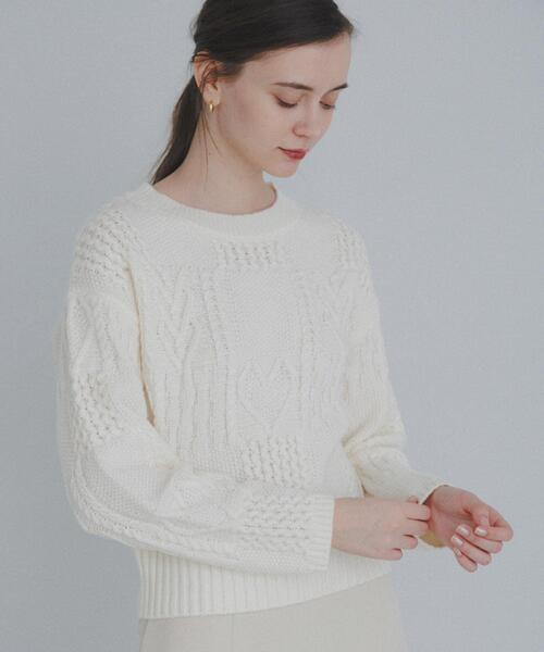 URBAN RESEARCH Sonny Label ニット セーター パッチワークハート