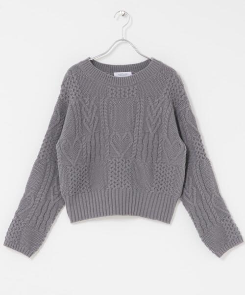 URBAN RESEARCH Sonny Label ニット セーター パッチワークハート 