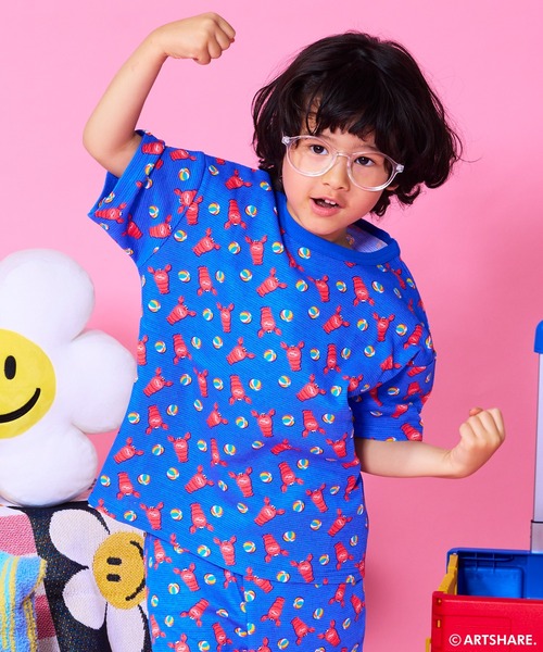 wiggle wiggle tシャツ 「wiggle wiggle」別注ワッフルソウガラ半袖T