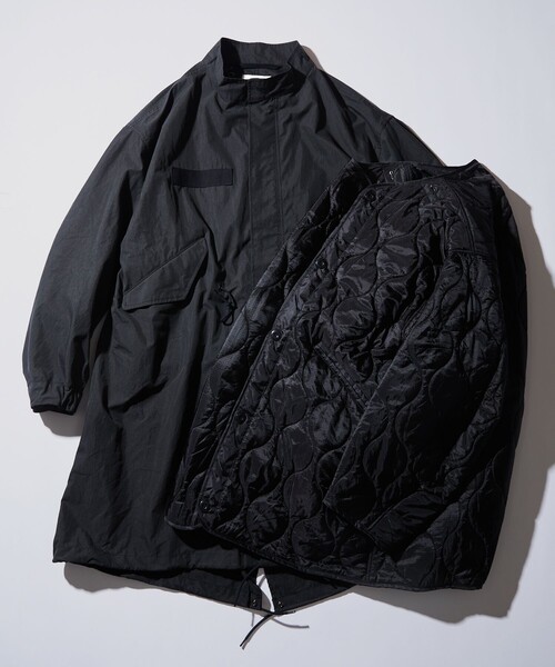 FREAK'S STORE 購入 ミリタリーライナージャケット 黒 FREAK'S STORE（フリークスストア） ミリタリージャケット LARGE