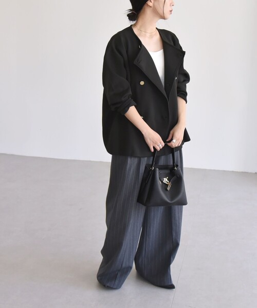 「quaranciel」 ダウンジャケット ONE SIZE ブラック レディース_画像3