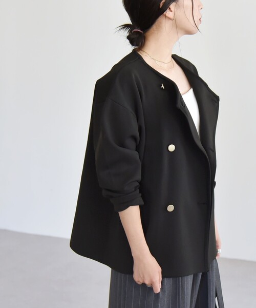 「quaranciel」 ダウンジャケット ONE SIZE ブラック レディース_画像5