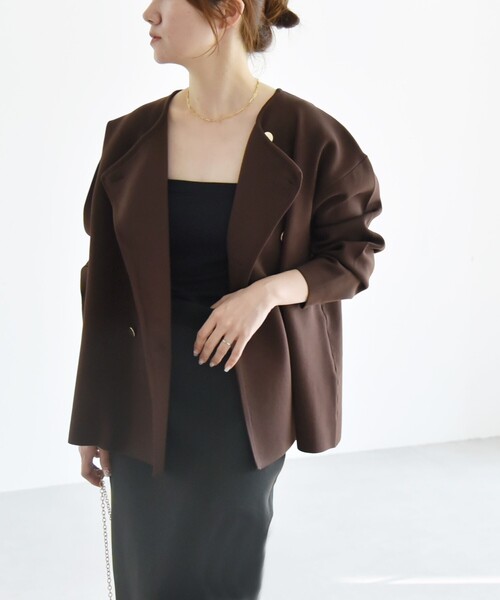 「quaranciel」 ダウンジャケット ONE SIZE ブラック レディース_画像9