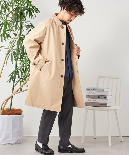 SHIPS any 「SHIPS any」 ステンカラーコート SMALL ベージュ メンズ