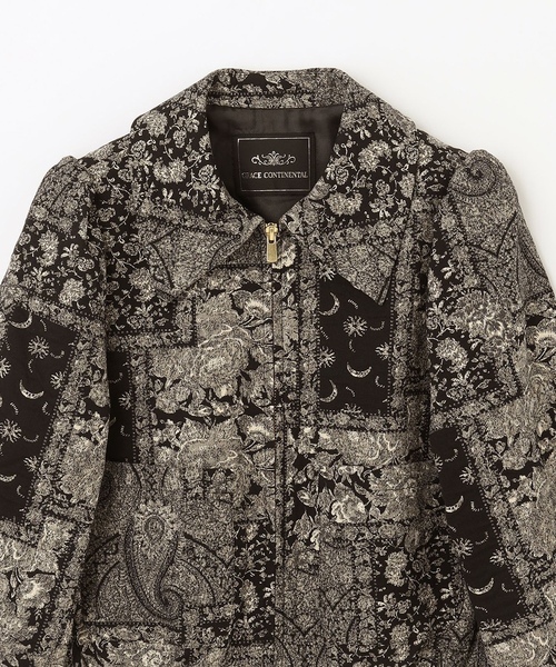 「GRACE CONTINENTAL」 ブルゾン 36 ブラック レディース_画像8