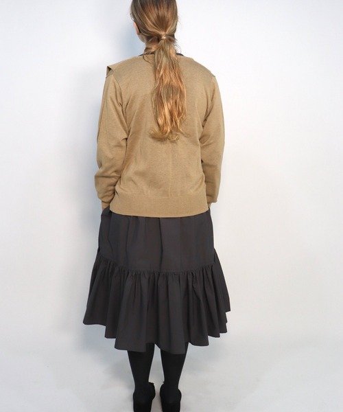 「haupia」 長袖ワンピース MEDIUM ブルー レディース_画像5