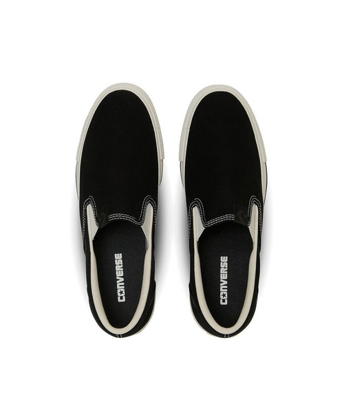 「CONVERSE」 スリッポン 24.5cm ブルー メンズ_画像3