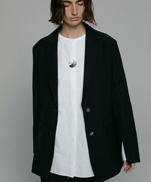 「ETRE TOKYO」 テーラードジャケット M ブラック レディース_画像2