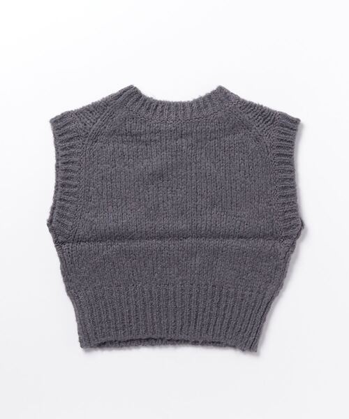 H BEAUTY&YOUTH UNITED ARROWS ニットベスト FREE ライラック