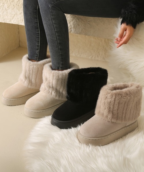 「Miniministore」 ブーツ 23.0cm ブラック レディース_画像2