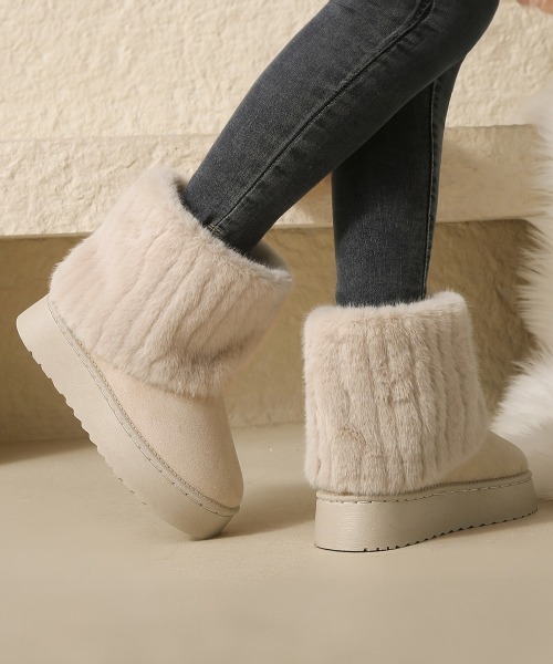 「Miniministore」 ブーツ 23.0cm ブラック レディース_画像3