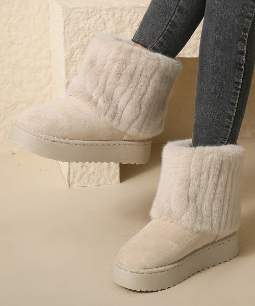 「Miniministore」 ブーツ 23.0cm ブラック レディース_画像4