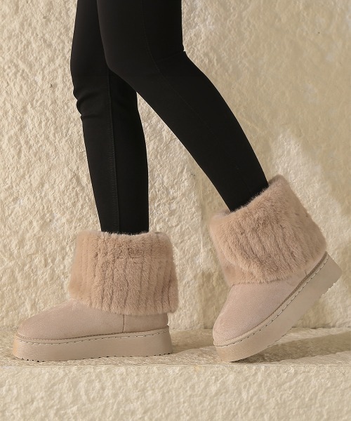 「Miniministore」 ブーツ 23.0cm ブラック レディース_画像8