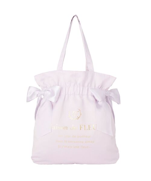 Maison de FLEUR（メゾンドフルール） トートバッグ ダブルリボン