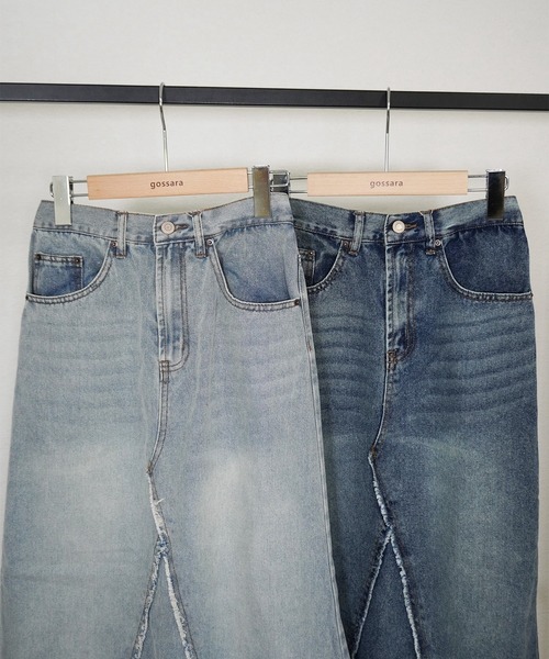 「gossara」 デニムスカート MEDIUM ブルー レディース_画像5