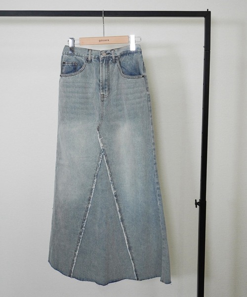 「gossara」 デニムスカート MEDIUM ブルー レディース_画像6
