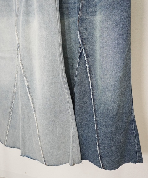 「gossara」 デニムスカート MEDIUM ブルー レディース_画像8